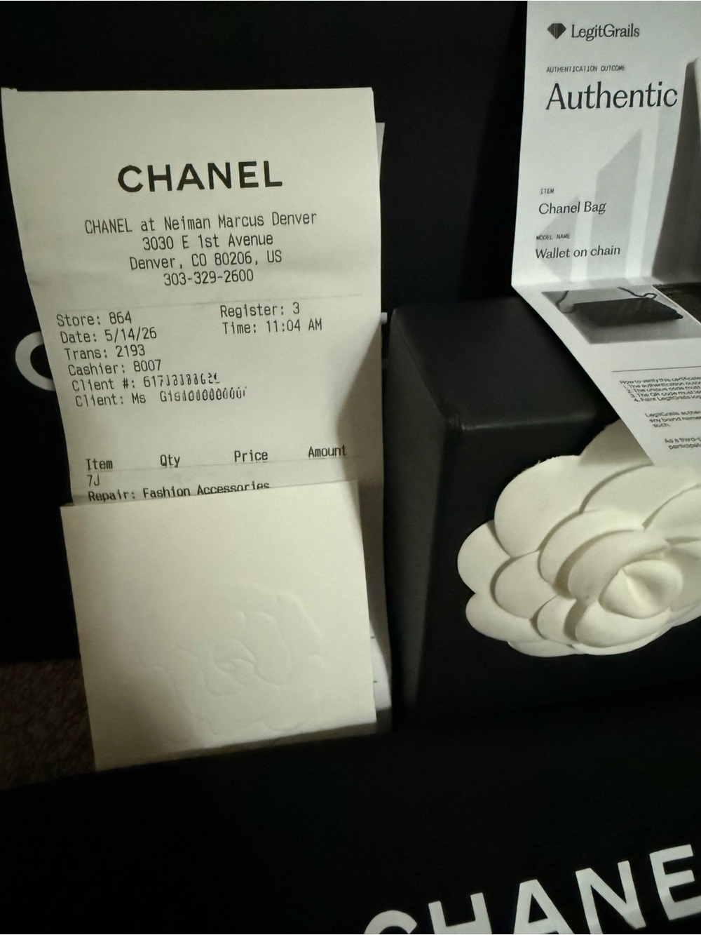 CHANEL Black Quilted Caviar Leather with Gold Hardware - Picture 9 of 13